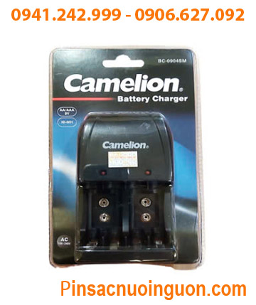 Camelion BC-0904SM; Máy sạc pin 9v Camelion BC-0904SM _ 04 khe sạc _Sạc được 2-4 Pin AA-AAA-9v