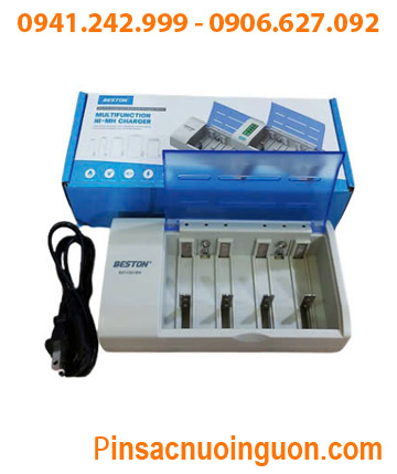 Beston BST-C821BW, Bộ sạc đa năng sạc pin AA-AAA-C-D-9v Beston BST-C821BW (04 khe sạc)