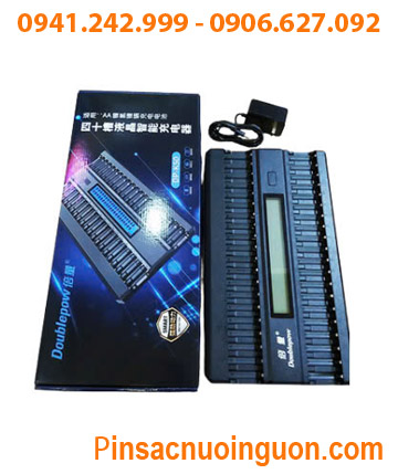 DoublePow DP-K20 _Máy sạc pin AA NiMh (20 khe sạc-lần sạc được 20viên, màn hình LCD), B.hành 06tháng