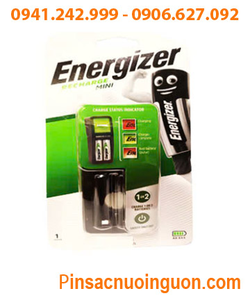 Máy sạc pin Energizer CH2PC4 _02 khe sạc _Sạc được 1-2 pin AA-AAA _tứ ngắt nguồn đi pin sạc đầy