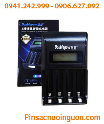 DoublePow K98B, Máy sạc pin AA, AAA DoublePow K98B (Màn hình LCD, Sạc được 2-4 pin, Tự Ngắt khi pin đầy)