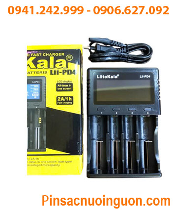 LiitoKala Lii-PD4, Máy sạc Pin và đo dung lượng Pin LiitoKala Lii-PD4 (Sạc 4 pin và đo Pin Lithium Li-ion và NiMh)