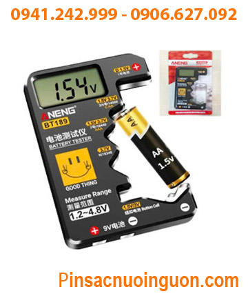 ANENG BT189, Dụng cụ Test kiểm tra tình trạng Pin 1.5v, 9v, 3v - AA/AAA/C/D/9V ANENG BT189 chính hãng