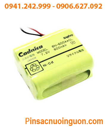 Pin nuôi nguồn SANYO 6N-600AACL Ni-Cad Battery (7.2v-AA600mAh) chính hãng| ĐANG CÒN HÀNG