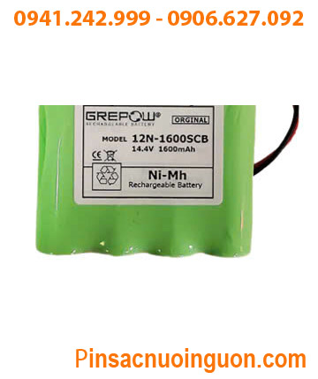 GREPOW 12N-1600SCB, Pin nuôi nguồn 12N-1600SCB (14.4V-1600mAh) chính hãng /Xuất xứ Liên doanh