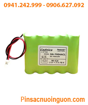 CADNICA 5N-700ACC, Pin sạc CADNICA 5N-700ACC ( 6V 700mAh AA) chính hãng