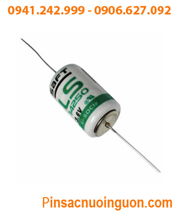 Saft LS14250 _Pin nuôi nguồn PLC Saft LS14250 lithium 3.6v 1/2AA 1200mAh (Có trục thép 2 đầu)