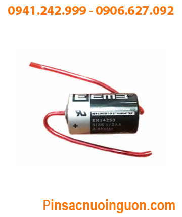 EEMB ER14250 (trục thép hàn), Pin nuôi nguồn PLC EEMB ER14250 lithium 3.6v 1/2AA 1200mAh