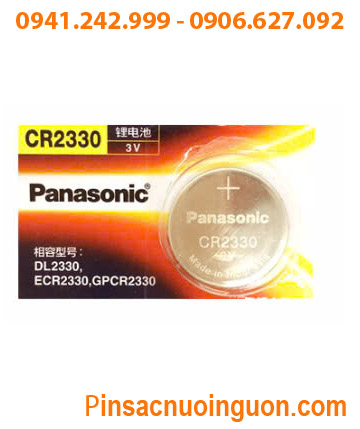 Pin Panasonic CR2330 _Pin CR2330; Pin nuôi nguồn Panasonic CR2330 lithium 3v _Made in Indonesia