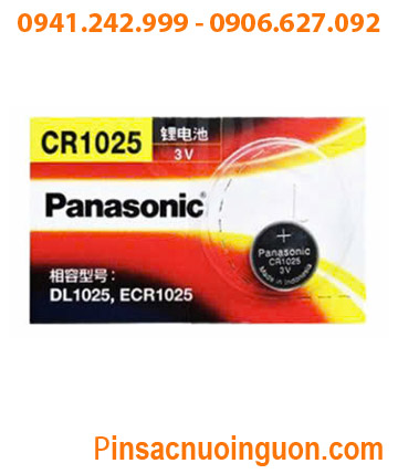 Pin Panasonic CR1025 _Pin CR1025; Pin nuôi nguồn Panasonic CR1025 lithium 3v _Made in Indonesia