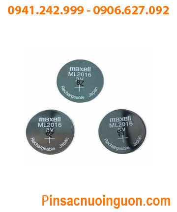 Pin Maxell ML2016 _Maxell ML2016; Pin nuôi nguồn PLC Maxell ML2016 lithium 3v _Made in Japan