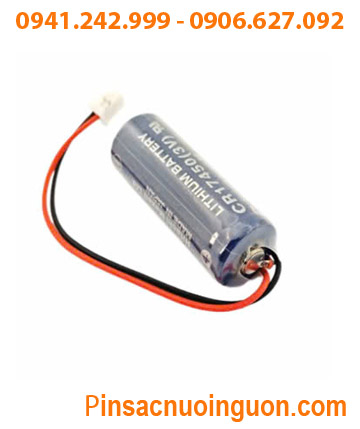 Pin Maxell CR17450 _Pin CR17450; Pin nuôi nguồn PLC Maxell CR17450 lithium 3v 2600mAh (zắc đen) _Made in Japan