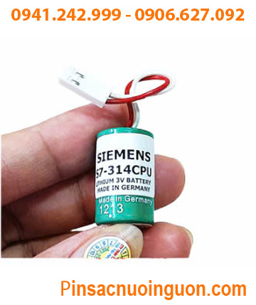 Siemens S7-314CPU; Pin nuôi nguồn Siemens S7-314CPU 1/2AA 850mAh chính hãng _Xuất xứ ĐỨC