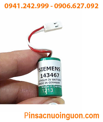 Siemens 143467, Pin nuôi nguồn PLC Siemens 143467 lithium 3V 1/2AA 850mAh _Xuất xứ ĐỨC