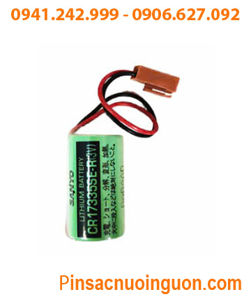 Sanyo CR17335SE-R; Pin nuôi nguồn Sanyo CR17335SE-R lithium 3v 2/3A 1800mAh _Xuất xứ Nhật