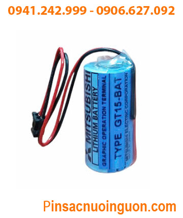 Mitsubishi GT15-BAT _Pin GT15-BAT; Pin nuôi nguồn Mitsubishi GT15-BAT lithium 3v 2/3A 1800mAh chính hãng _Made in Japan