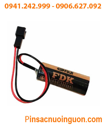 FUJI CR8.LHC (Zắc PLC); Pin nuôi nguồn FUJI CR8.LHC lithium 3v 3000mAh chính hãng, Xuất xứ NHẬT