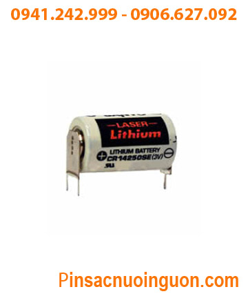 Sanyo CR14250SE; Pin nuôi nguồn Sanyo CR14250SE lithium 3v 1/2AA 850mAh, Xuất xứ NHẬT