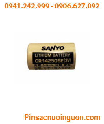 Sanyo CR14250SE; Pin nuôi nguồn Sanyo CR14250SE lithium 3v 1/2AA 850mAh, Xuất xứ NHẬT