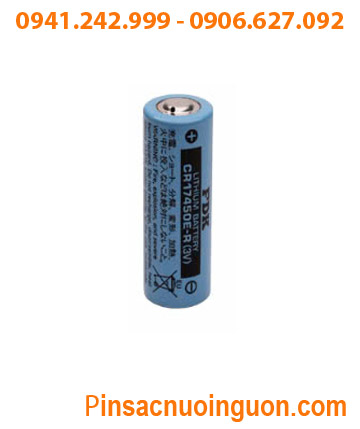 FDK CR17450E-R, Pin nuôi nguồn PLC FDK CR17450E-R lithium 3v 2400mAh chính hãng, Xuất xứ Nhật