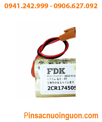 FDK 2CR17450SE (2 viên ghép đôi), Pin nuôi nguồn FDK 2CR17450SE Lithium 3v chính hãng /Xuất xứ NHẬT