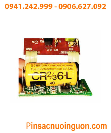 FUJI CR2/3 6.L, Pin nuôi nguồn PLC CR2/3 6.L lithium 3V 1350mAh chính hãng, Xuất xứ NHẬT