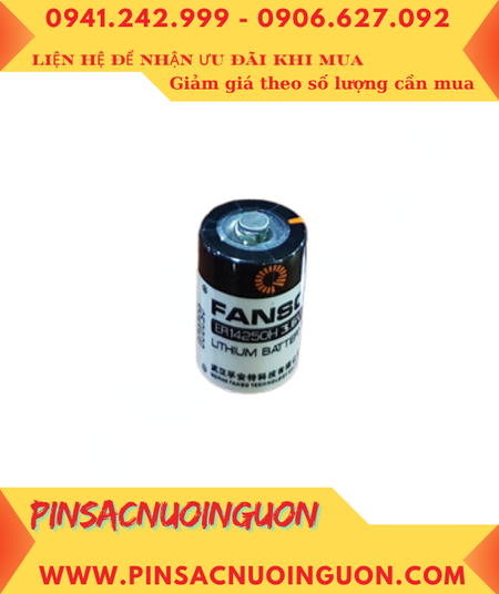 FANSO ER14250H; Pin nuôi nguồn PLC FANSO ER14250H lithium 3.6v 1/2AA 1200mAh