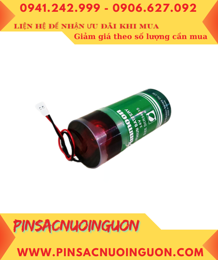 Sunmoon ER34615-1HPC1520, Pin nuôi nguồn PLC Sunmoon ER34615 đã kết nối 01 viên pin Sunmoon HPC1520