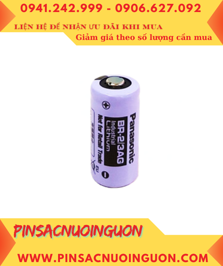 Panasonic BR-2/3AG (Pin BR17335); Pin nuôi nguồn Panasonic BR-2/3AG 2/3A 1450mAh, Xuất xứ Nhật
