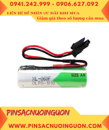 XENO XL-060F (ZẮC ABB), Pin nuôi nguồn XENO XL-060F lithium 3.6v AA 2600mAh _Xuất xứ Hàn Quốc