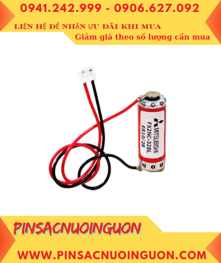 Mitsubishi FX2NC-32BL, Pin nuôi nguồn PLC Mitsubishi FX2NC-32BL lithium 3.6v 2/3AAA (Xuất xứ Nhật)