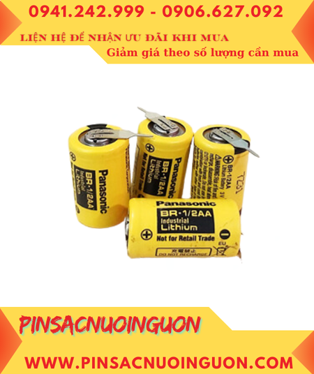 Panasonic BR-1/2AA (CR14250); Pin nuôi nguồn Panasonic BR-1/2AA lithium 3v 1000mAh _Xuất xứ Nhật