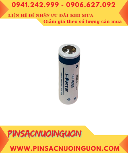 FORTE CR18505, Pin nuôi nguồn PLC FORTE CR18505 Lithium Manganese Dioxide 3v 2500mAh chính hãng