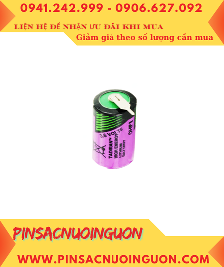 Pin SL-550; Pin Tadiran SL-550; Pin nuôi nguồn PLC Tadiran SL-550 lithium 3.6v 1/2AA 900mAh _Xuất xứ Israel