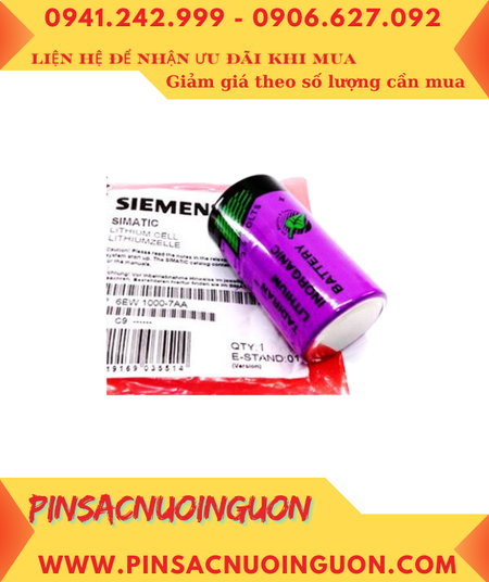 Pin Siemens 6EW1000-7AA; Pin nuôi nguồn PLC Siemens 6EW1000-7AA lithium 3.6v 8500mAh _Xuất xứ Israel
