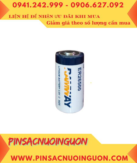 RAMWAY ER2600; Pin RAMWAY ER26500; Pin nuôi nguồn RAMWAY ER26500 C 9000mAh 3.6v chính hãng