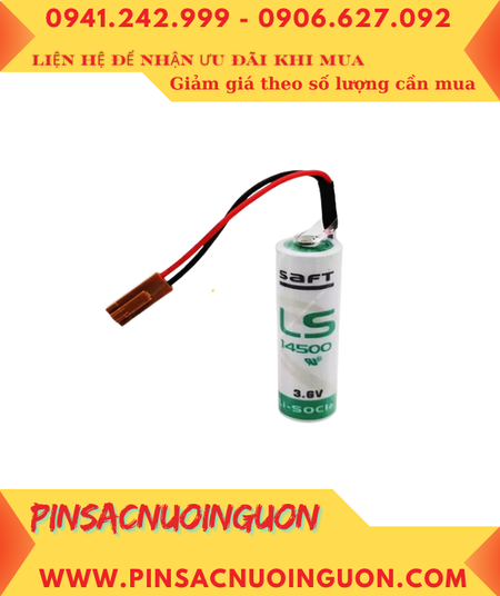 Saft LS14500 _Pin LS14500; Pin nuôi nguồn PLC Saft LS14500 lithium 3.6v AA 2600mAh _Xuất xứ Pháp