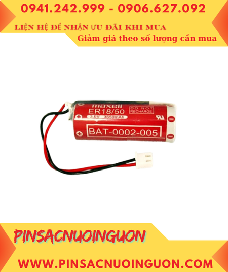 Pin BAT-0002-0005, Pin nuôi nguồn PLC BAT-0002-0005 lithium 3.6v 3650mAh _Xuất xứ NHẬT