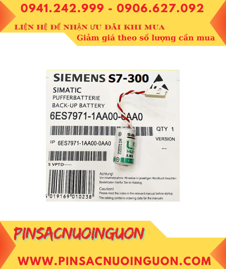 Siemens 6ES7971-1AA00-0AA0; Pin nuôi nguồn Siemens 6ES7971-1AA00-0AA0 _Xuất xứ ĐỨC