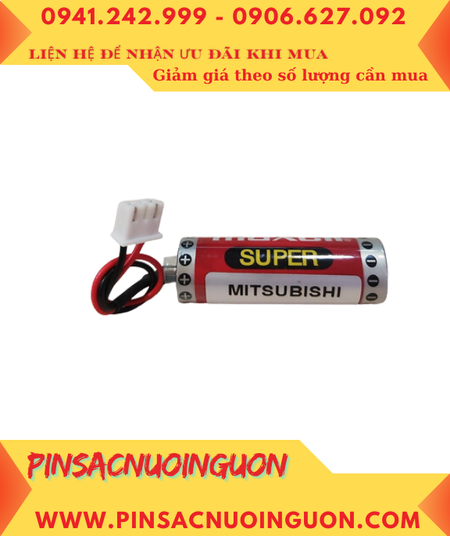Mitsubishi FX2N-48MT; Pin nuôi nguồn Mitsubishi FX2N-48MT lithium 3.6v AA1800mAh _Xuất xứ Nhật