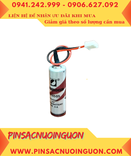 Sunmoon ER14505 (Loại có ZẮC CẮM), Pin nuôi nguồn Sunmoon ER14505 lithium 3.6v AA 2600mAh chính hãng