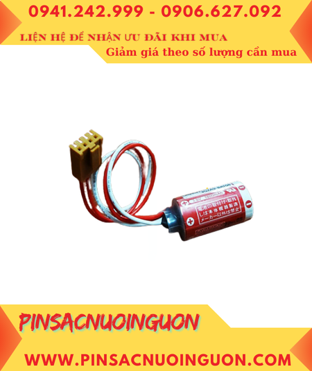 Maxell ER17/33; Pin nuôi nguồn PLC Maxell ER17/33 lithium 3.6v 2/3A 1600mAh chính hãng, Xuất xứ Nhật