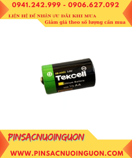 Tekcell SB-AA02; Pin nuôi nguồn PLC Tekcell SB-AA02 LITHIUM 3.6V 1/2AA 1200mAh _Made in Korea