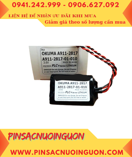 Okuma A911-2817-01-010, Pin nuôi nguồn PLC Okuma A911-2817-01-010 chính hãng