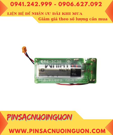 Pin nuôi nguồn Toshiba ER6-3C38 SF16915 battery for Akatsuki Seiki FGBB631BDL-72X flow meter
