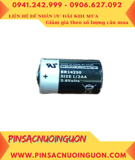 EEMB ER14250, Pin nuôi nguồn PLC EEMB ER14250 lithium 3.6v 1/2AA 1200mAh chính hãng