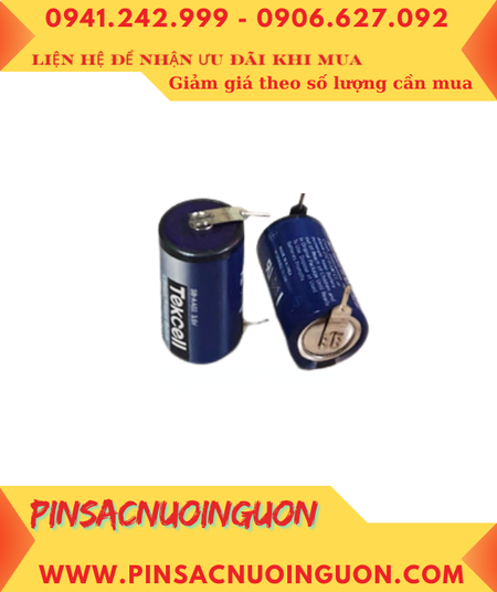 Tekcell SB-AA02; Pin nuôi nguồn PLC Tekcell SB-AA02 LITHIUM 3.6V 1/2AA 1200mAh _Made in Korea