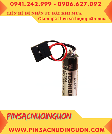 Toshiba ER6VC3N; Pin ER6VC3N; Pin nuôi nguồn PLC Toshiba ER6VC3N lithium 3.6v AA 2000mAh /Xuất xứ Nhật