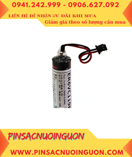Mitsubishi ER6VC119B; Pin nuôi nguồn Mitsubishi ER6VC119B lithium 3.6v AA 2000mAh _Xuất xứ Nhật