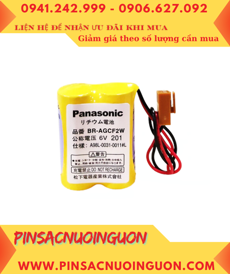 Pin A98L-0031-0011; Pin nuôi nguồn FANUC A98L-0031-0011 lithium 6v chính hãng, Xuất xứ Nhật